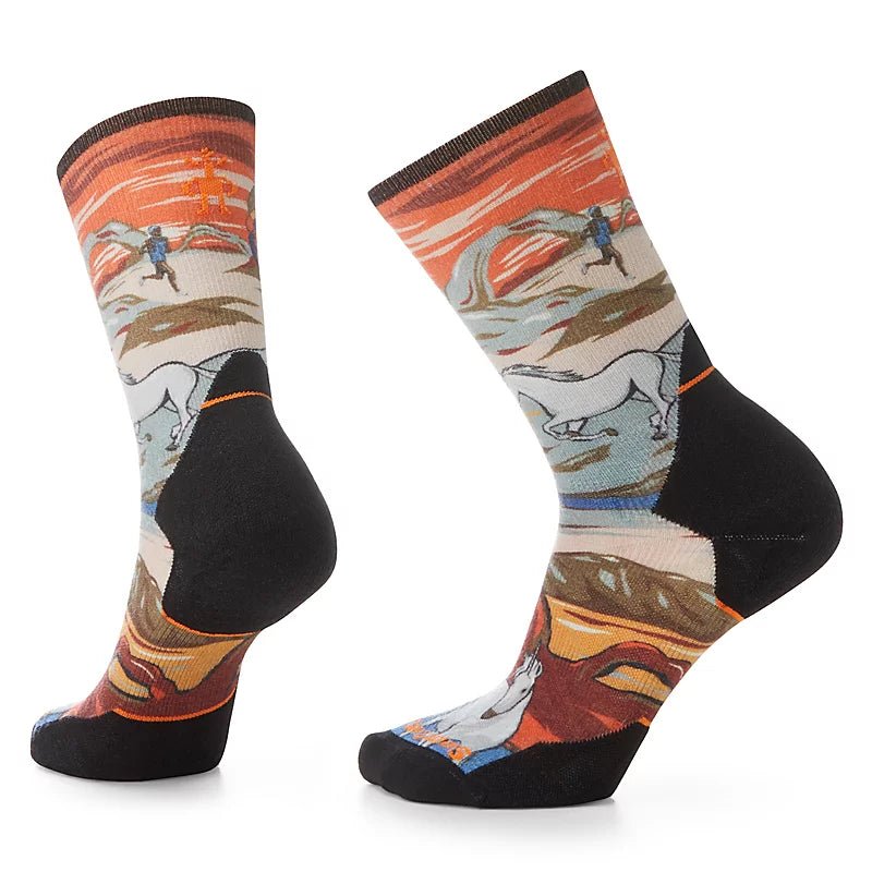 Athlete Edition Run Trail Magic Crew Print Socks