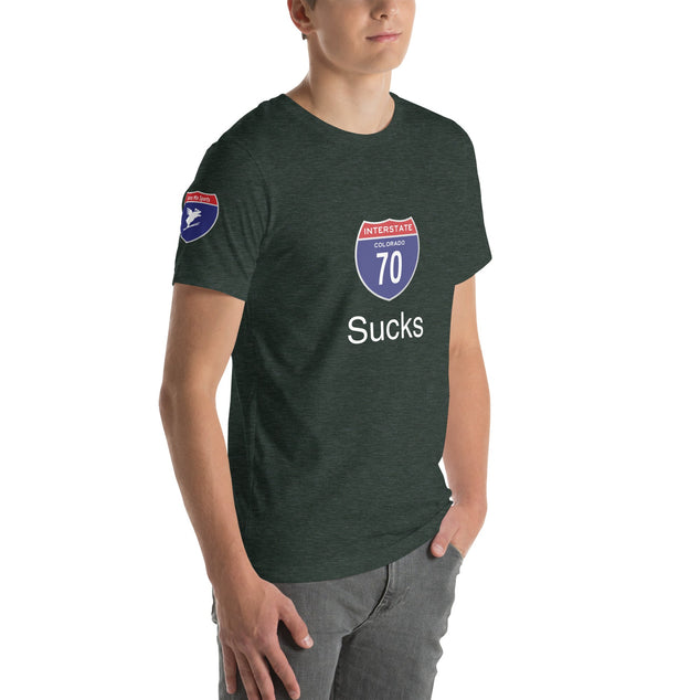 Boone Mountain Sports - I70 Sucks - Unisex t-shirt