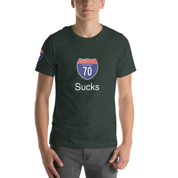 Boone Mountain Sports - I70 Sucks - Unisex t-shirt