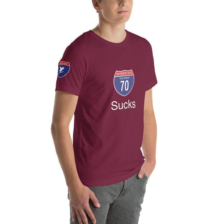 Boone Mountain Sports - I70 Sucks - Unisex t-shirt