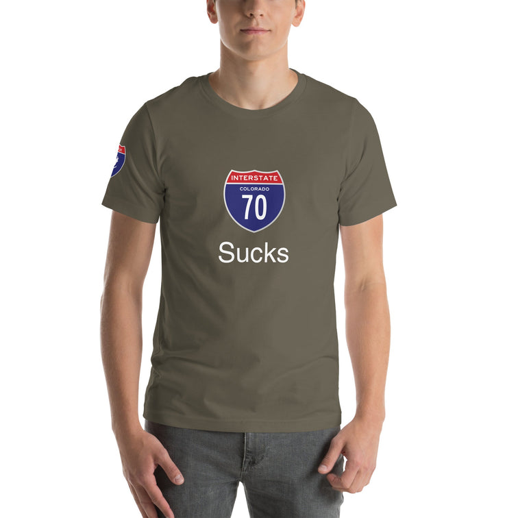 Boone Mountain Sports - I70 Sucks - Unisex t-shirt