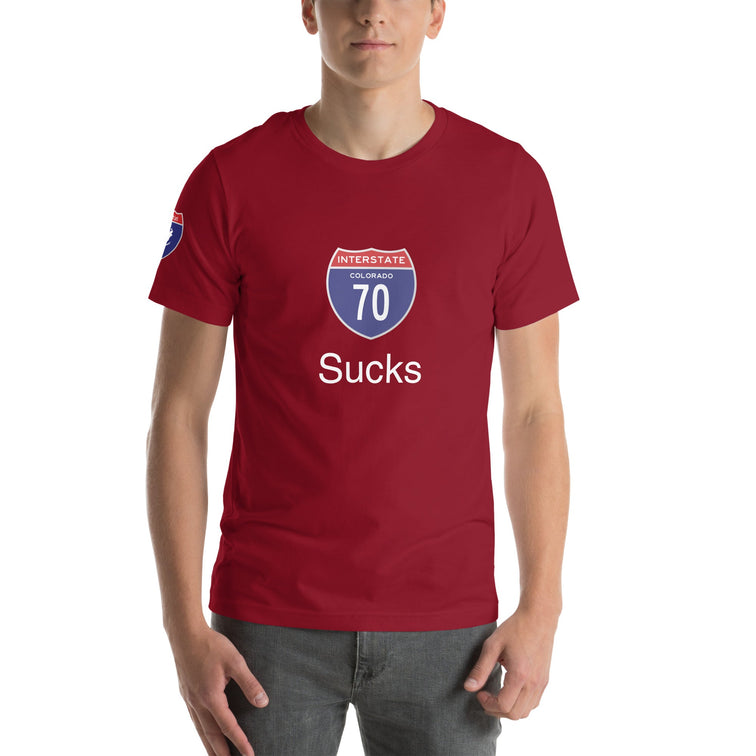 Boone Mountain Sports - I70 Sucks - Unisex t-shirt