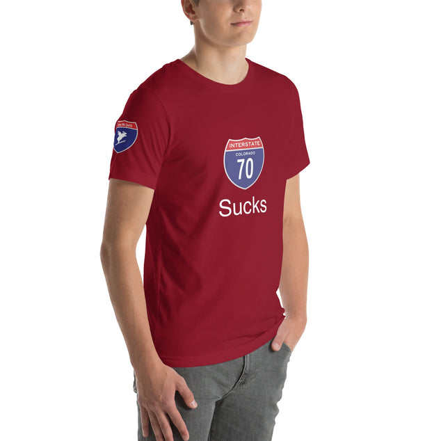 Boone Mountain Sports - I70 Sucks - Unisex t-shirt